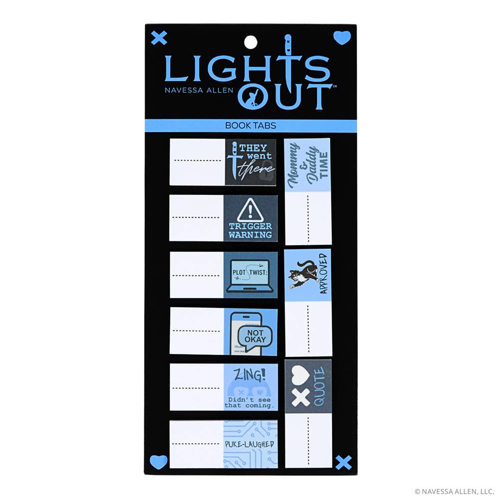 Conquest Journals - Wholesale Bookmark - Lights Out Book Annotation Tabs (30-Pack)0