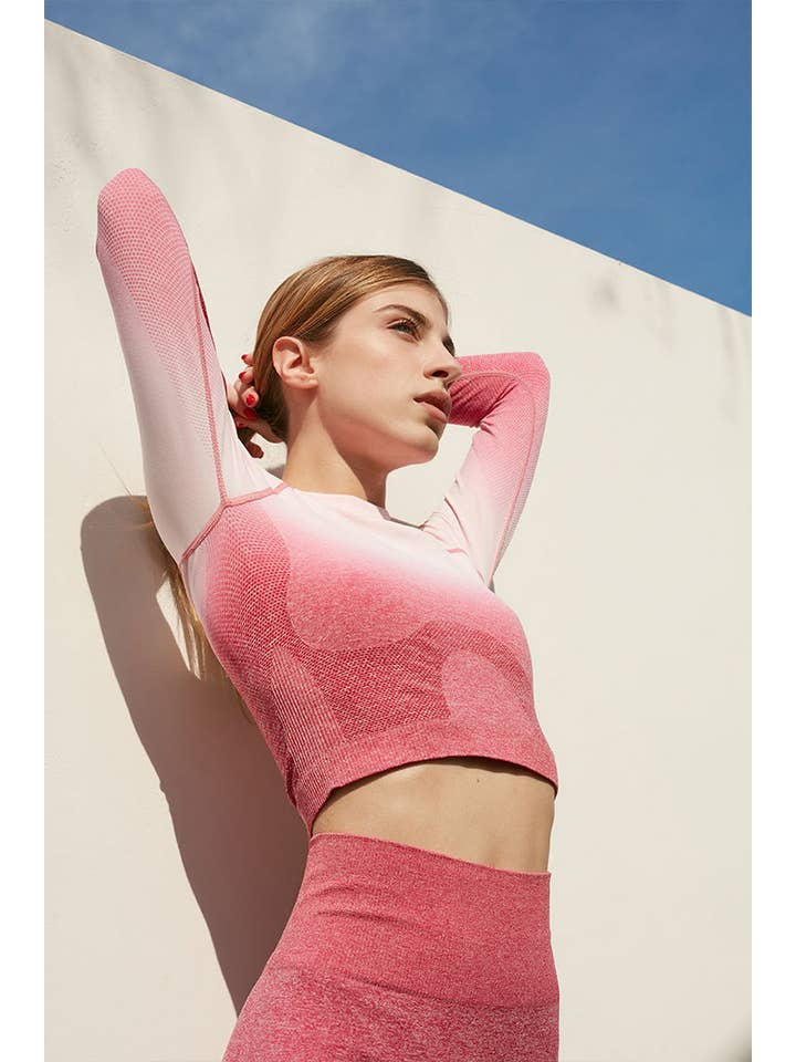 We Are Lola Yoga - Vendita all'ingrosso Completo sportivo - Donna - Sydney Set - Deep Pink2