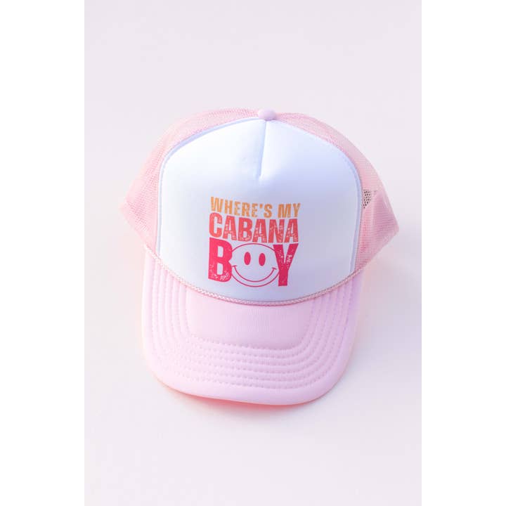 Space 46 Wholesale - Wholesale Trucker Hat - Women's - Spring Break Cabana Boy Summer Trucker Hat Cap