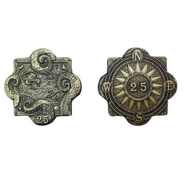 Norse Foundry - Wholesale Keepsake Coin/Token - Adventure Coins – Pirates Metal Coins Set of 10
