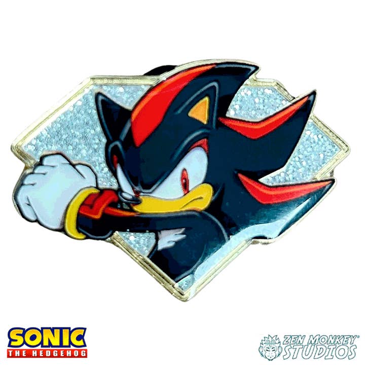 Golden Series 2: Emerald Shadow - Sonic the Hedgehog Pin for wholesale by Zen Monkey Studios