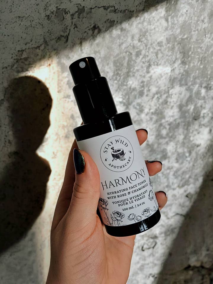 Harmony Face Mist with Rose & Chamomile for wholesale by Stay Wild Apothecary