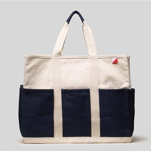 ShoreBags - Wholesale Tote Bag - Women's - Multi-Pocket Canvas Tote Craft Bag Large