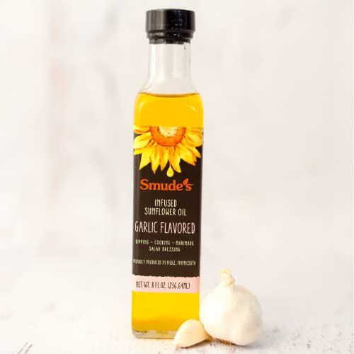 Smude's Brand Infused Sunflower Oil - Garlic for wholesale by Smude's Brand