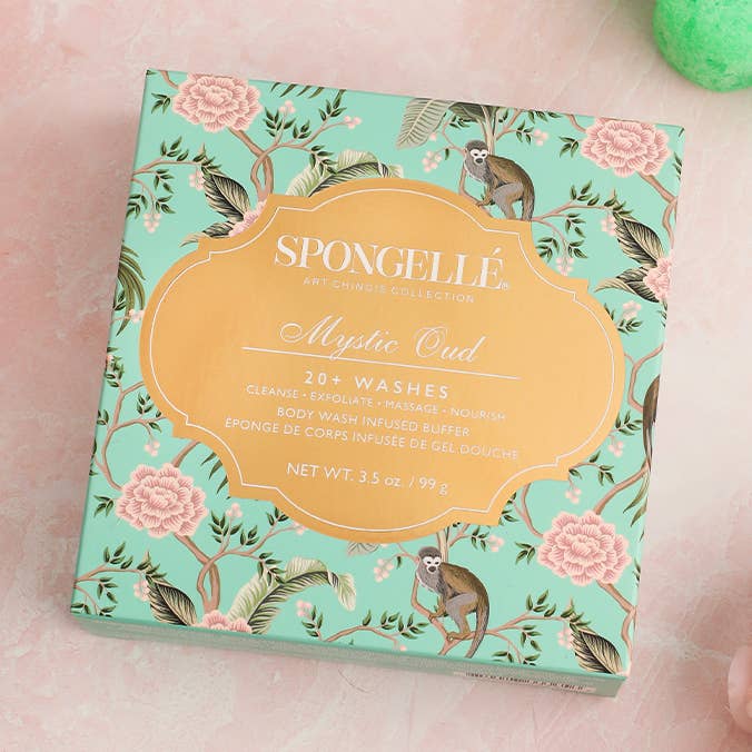 Mystic Oud Art Chinois Körperpuffer für den Großhandel von Spongellé | Valentines Day Gifts | Easter Gifts