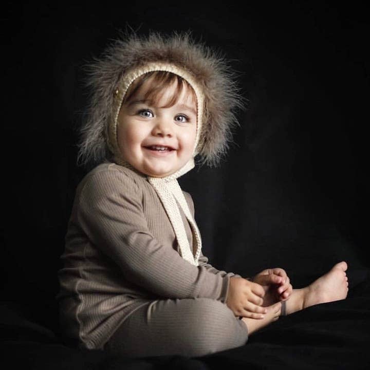 Petite Maison Kids - Wholesale Newborn/Knit Hat - Baby - Lion Bonnet Brown7