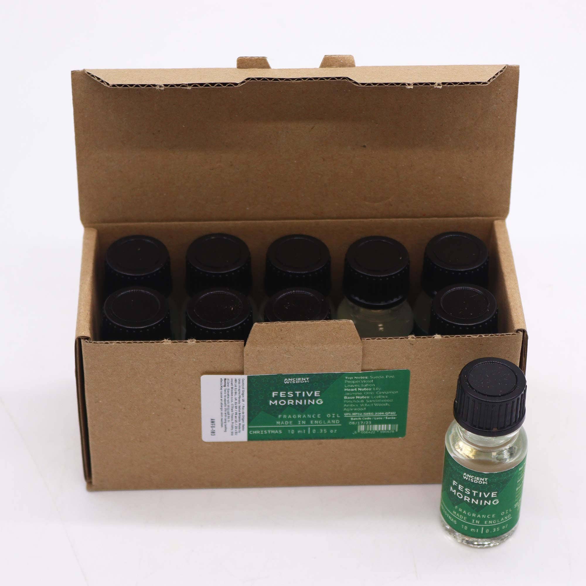 Ancient Wisdom – wholesale Fragrance oil – Festive Morning Fragrance Oil 10ml2