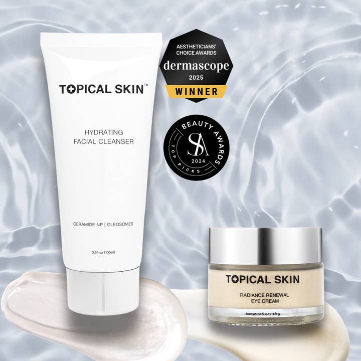 Topical Skin LLC - Wholesale Facial Cleanser - VITAL HYDRATION CLEANSER & EYE DUO