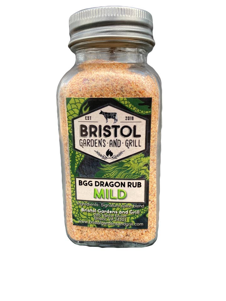 Dragon Rub Mild voor wholesale door Bristol Gardens and Grill