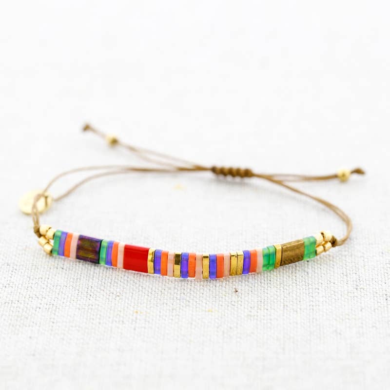 Sonata - Wholesale Snap Jewelry - Miyuki Beads Macrame Bracelet3