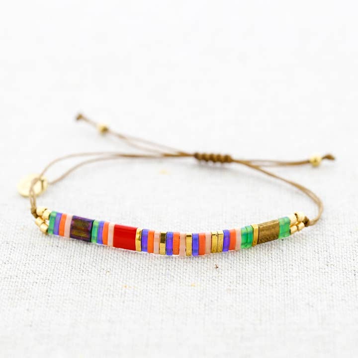 Sonata - Wholesale Snap jewellery - Miyuki Beads Macrame Bracelet3