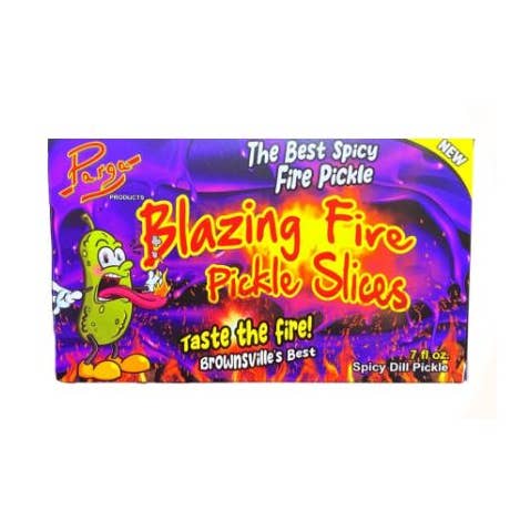 Parga Blazing Fire Dill Pickle Box 7oz - 12ct for wholesale by I Got Your Candy