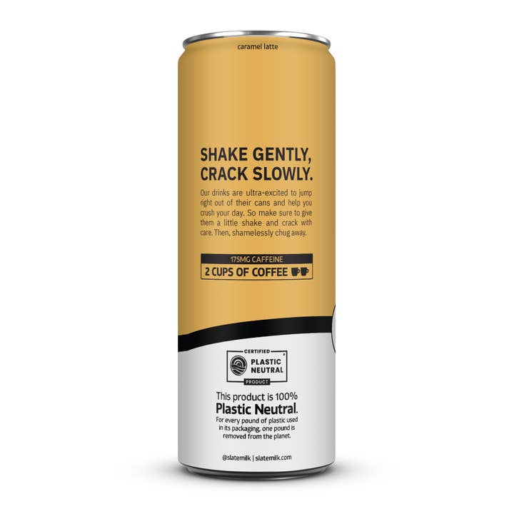 Slate Milk - Wholesale Iced Coffee/Cold Brew - Caramel Latte2