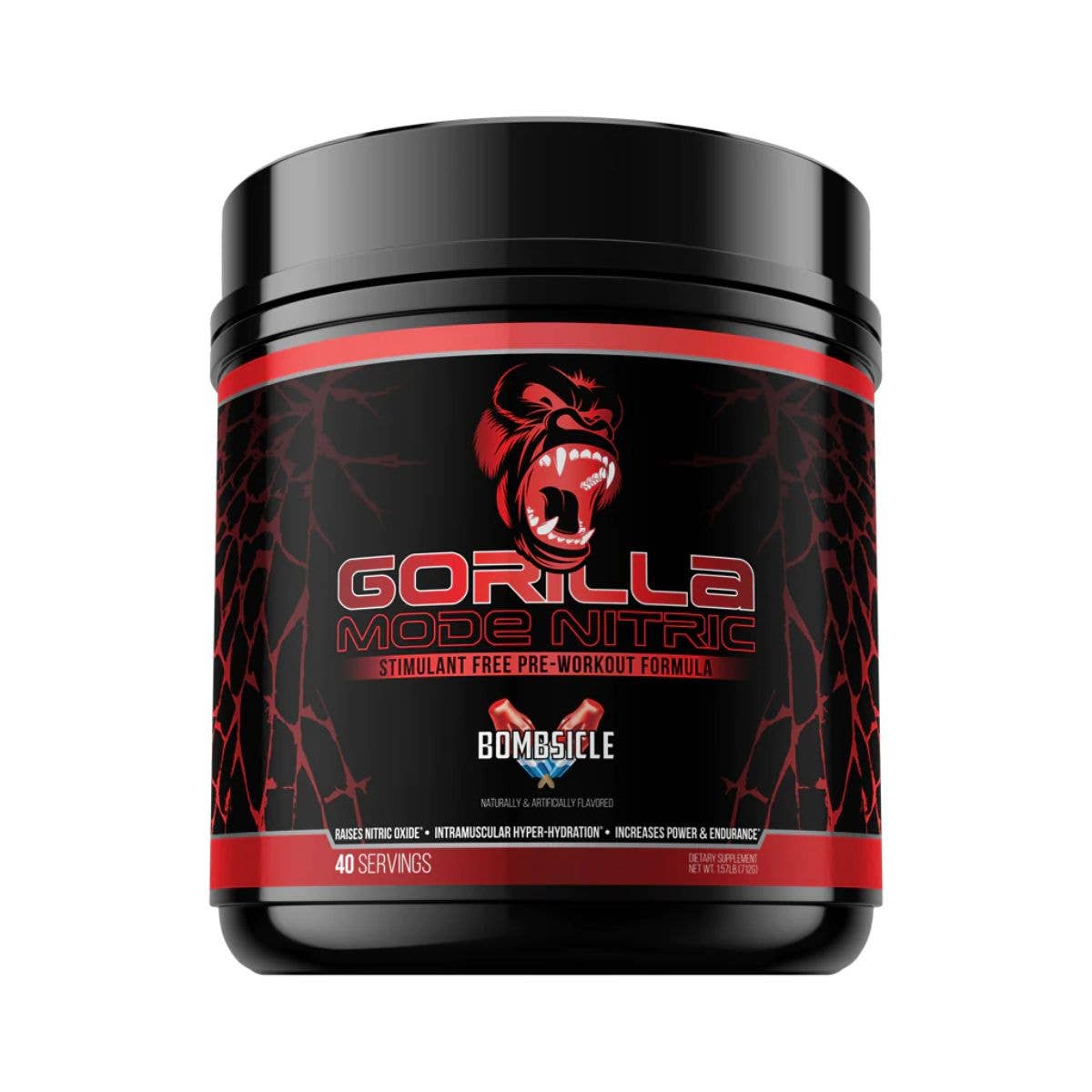 Campus Protein - Wholesale Oral Supplement/Vitamin - Gorilla Mind Gorilla Mode Nitric Stim-Free Pre-Workout1