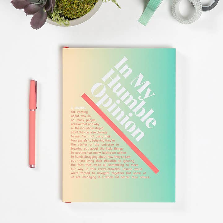 Knock Knock - Wholesale Journal/Diary - In My Humble Opinion Inner-Truth Journal (Ombre Version)