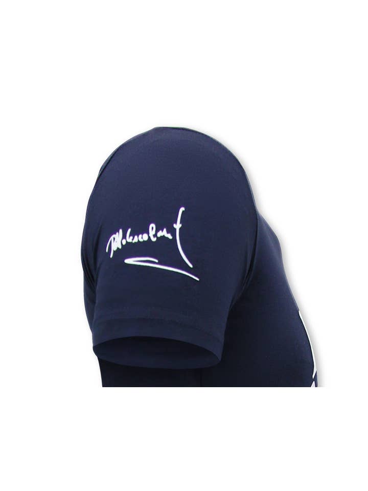 Blue T-Shirt Men - Pablo Escobar Uzi for wholesale on Faire2