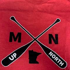 Minnesota Up North T-Shirt för wholesale av Lumberjack Shack, LLC