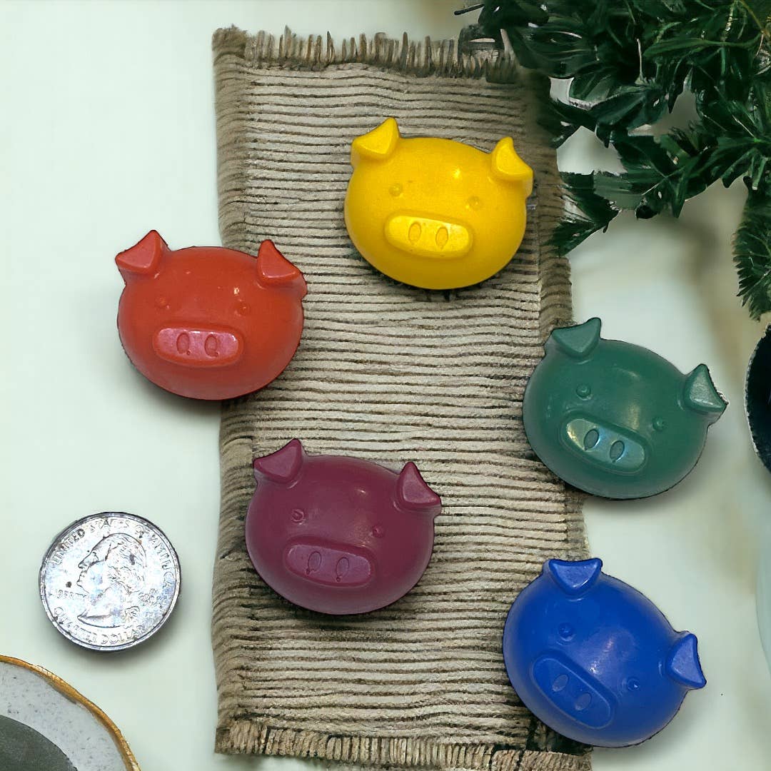 Calla Lily Cosmetics - Wholesale Bath Toy - Baby - Piggy Bath Crayons 0