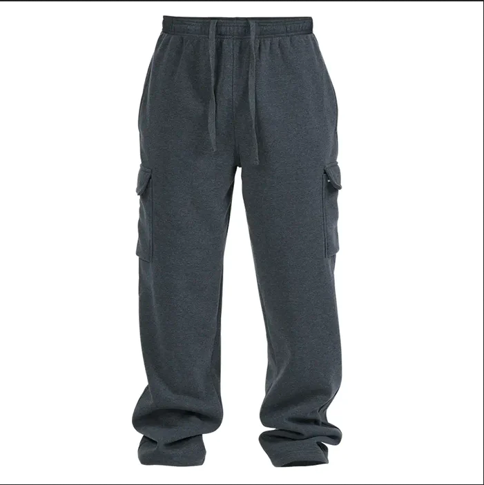 Generation XYZ - Wholesale Pants - Unisex - Unisex Fleece Cargo Sweatpants (HF-BT-703)2