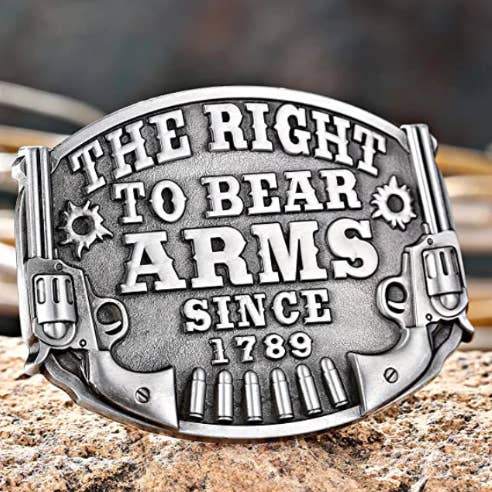 SimpleNGreat - Wholesale Belt buckle – Men's - The 2nd Amendment Belt Buckle The Right To Bear Arm 1780BNZ1