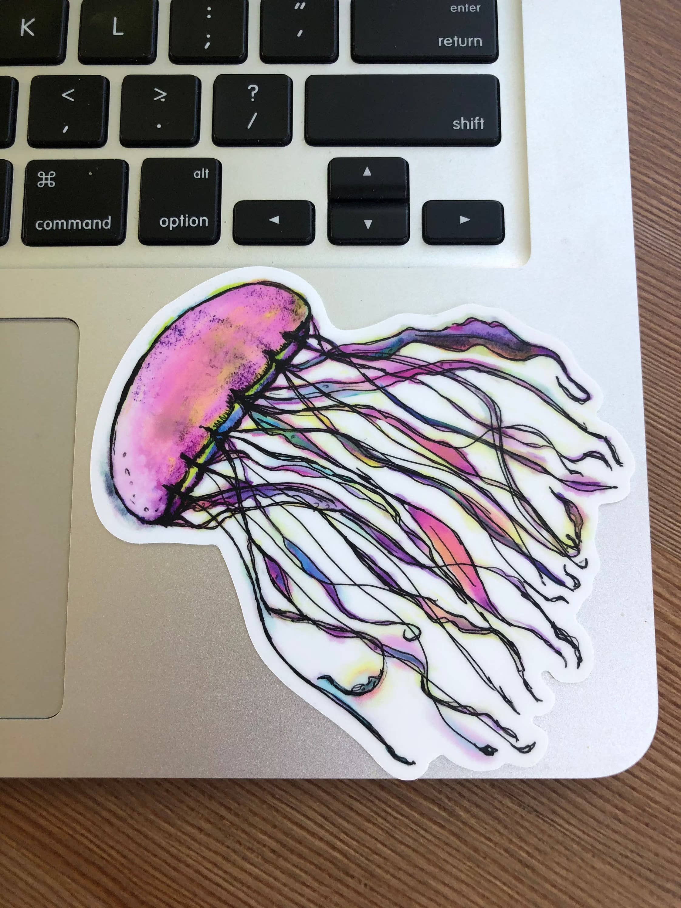 More ART  | More Heart - Wholesale Sticker - Zurri Jelly Fish -  Premium Vinyl Sticker1