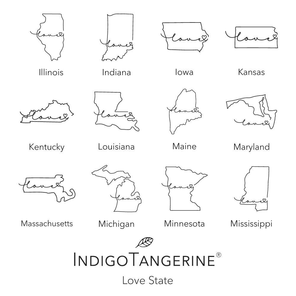 Indigo Tangerine - Vente Torchon - État d'amour, Les meilleures choses de la vie - Lot de 2 chiffons suédois personnalisés2