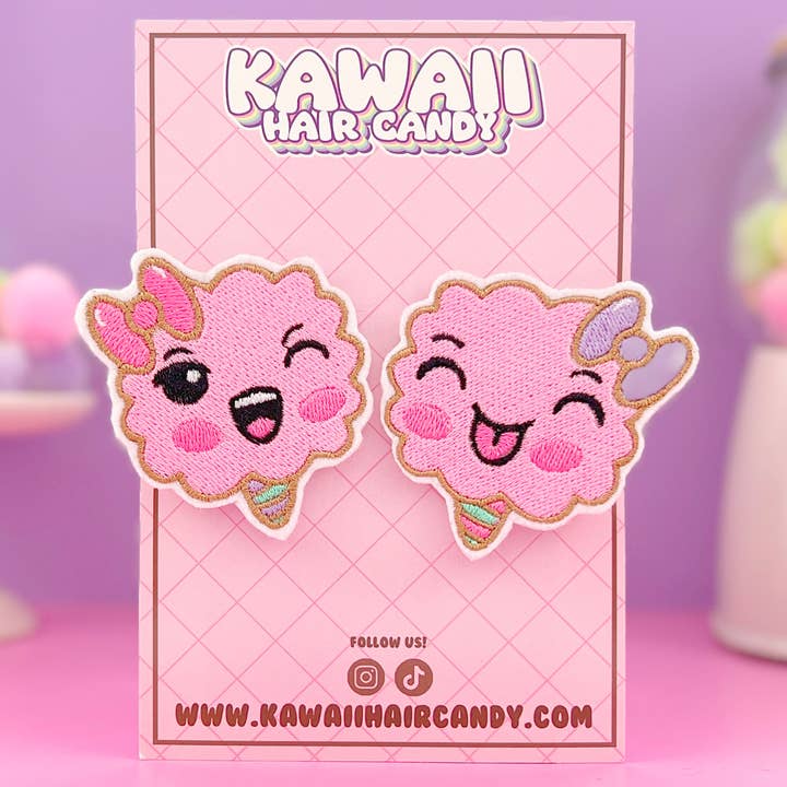 Kawaii Hair Candy – Engroshandel Hårspænde - Børn – Kawaii Chibi Bomuld Candy Hårspænder1