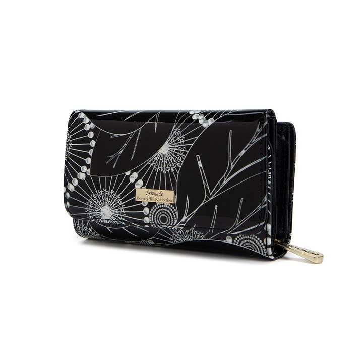 Serenade Beverly Hills Collection - Wholesale Wallet – Women's - ASPEN MEDIUM PATENT LEATHER WALLET WITH RFID- WSF4022