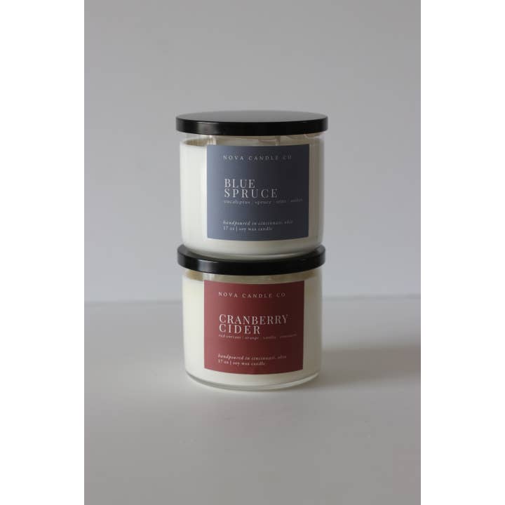 Nova Candle Co – Vela em jarro/copo por atacado – Vela de cera de soja 3 Wick Classic | Vela de vidro1