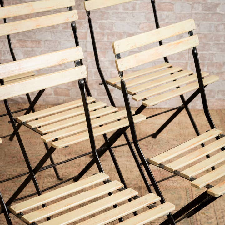 Antique Arte y Decoración – Engroshandel Terrassesæt – Sæt med 4 franske havestole Villandry