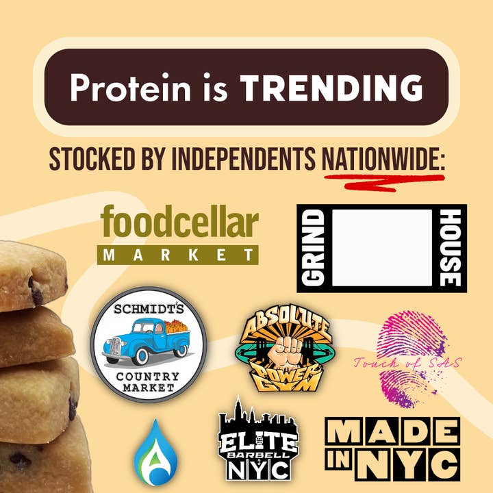 Caltein - Wholesale Snack Bar - Chocolate Chip Cookies | High Protein | Clean Label Snack2