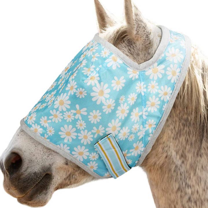 TuffRider Daisy Print Fly Mask Without Ears for wholesale by JPC Equestrian