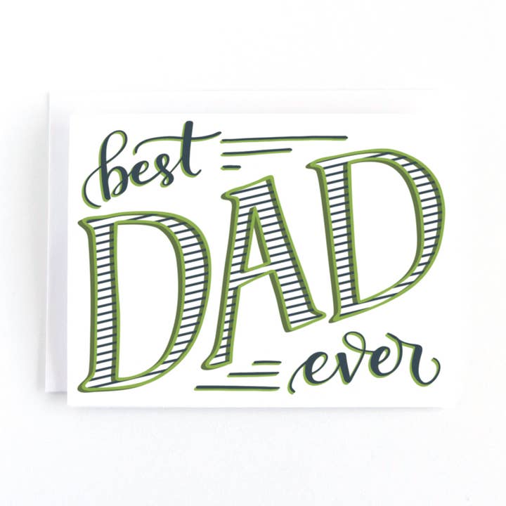 Best Dad Ever Carte de vœux pour la vente par Pedaller Designs