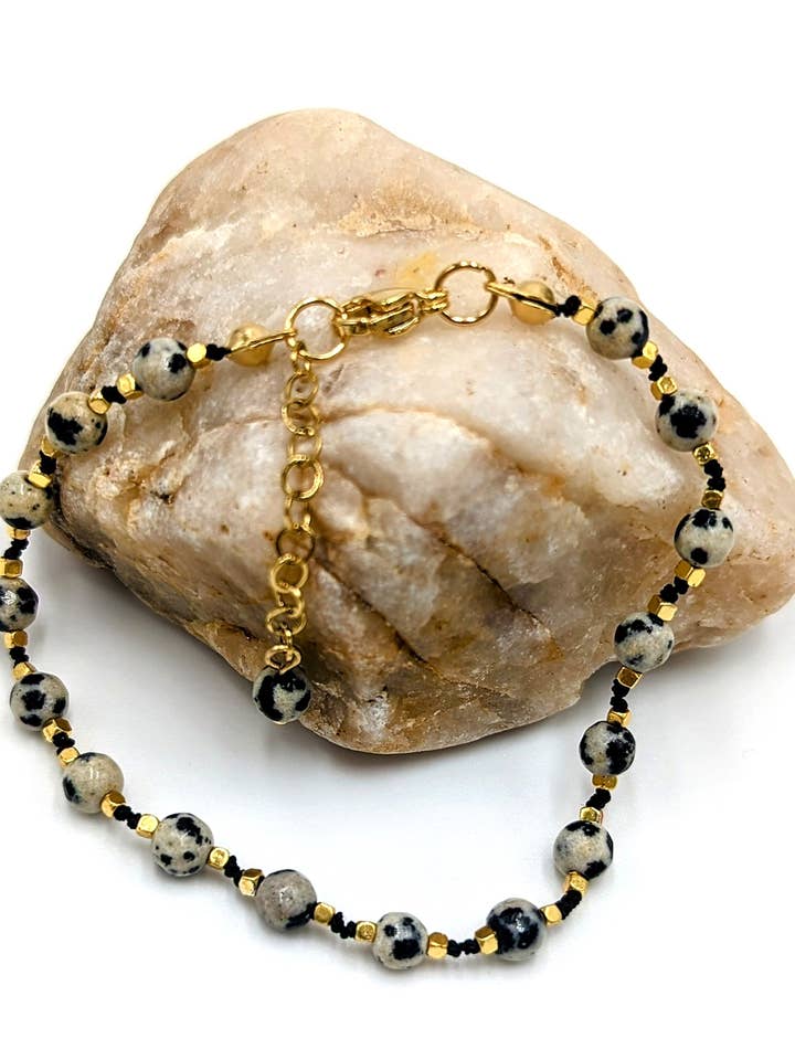 Dalmatisering Jasper Armbånd for engroshandel hos I Love ME Gems