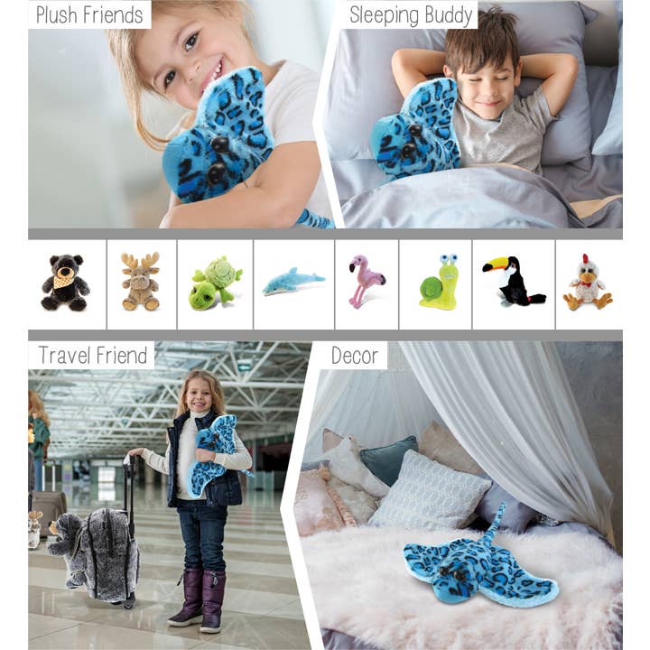 Cota Global - Wholesale Stuffed/Plush Toy - Kids & Baby - Super-Soft Plush - Blue Sting Ray3