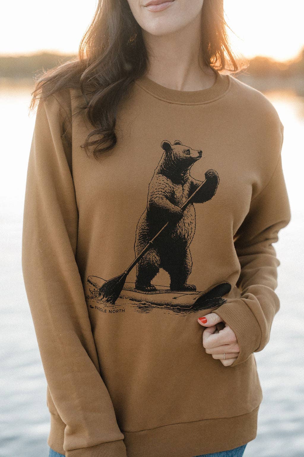 Paddle North - Wholesale Graphic Sweatshirt - Unisex - Paddle Bear Crew1
