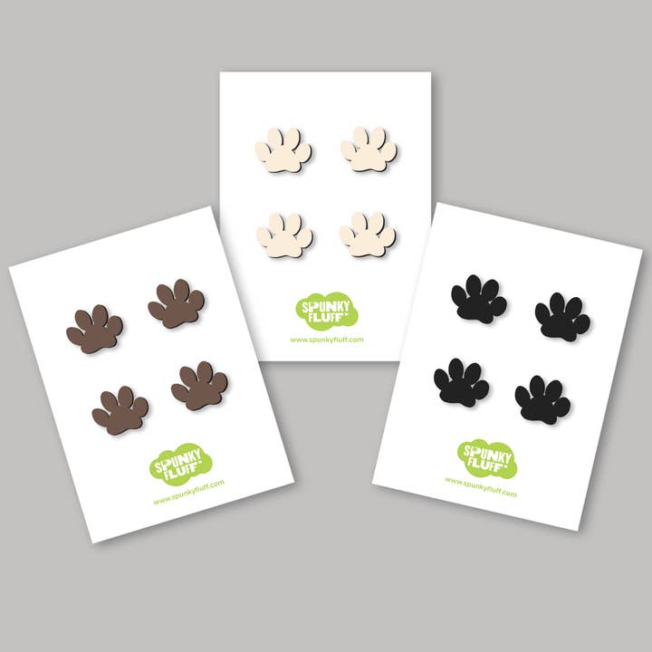 Spunky Fluff - Wholesale Magnet - Paw Print Magnets Mini, Dog Paw Magnets, Cute mini pet paws4