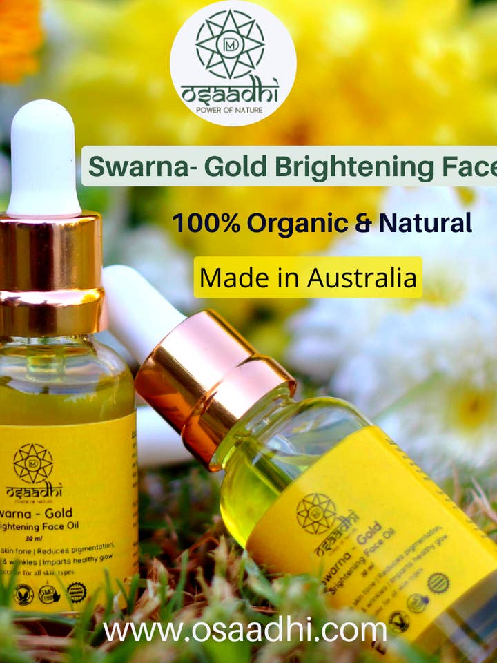 Swarna-Gold Face Brightening Oil (30ml) for wholesale by Osaadhi