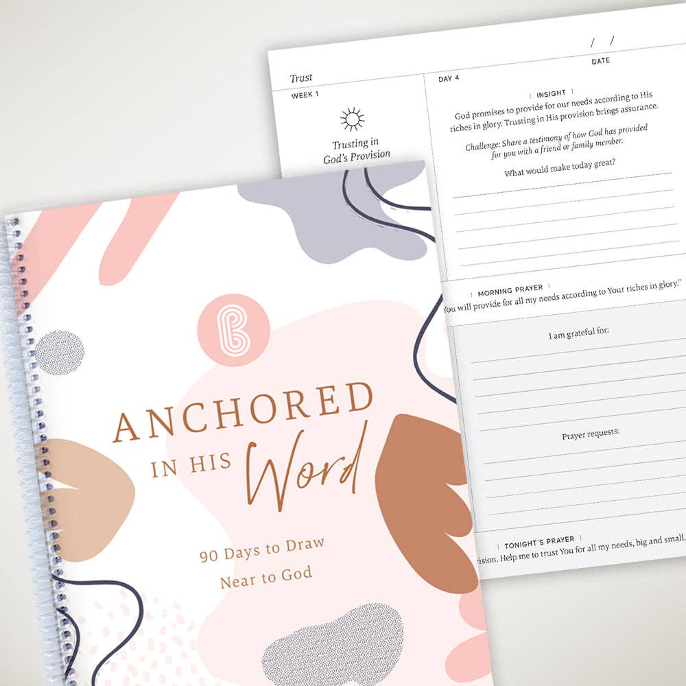 Spiral Bible - Wholesale Religion Book - Anchored In His Word: A 90 Day Devotional4