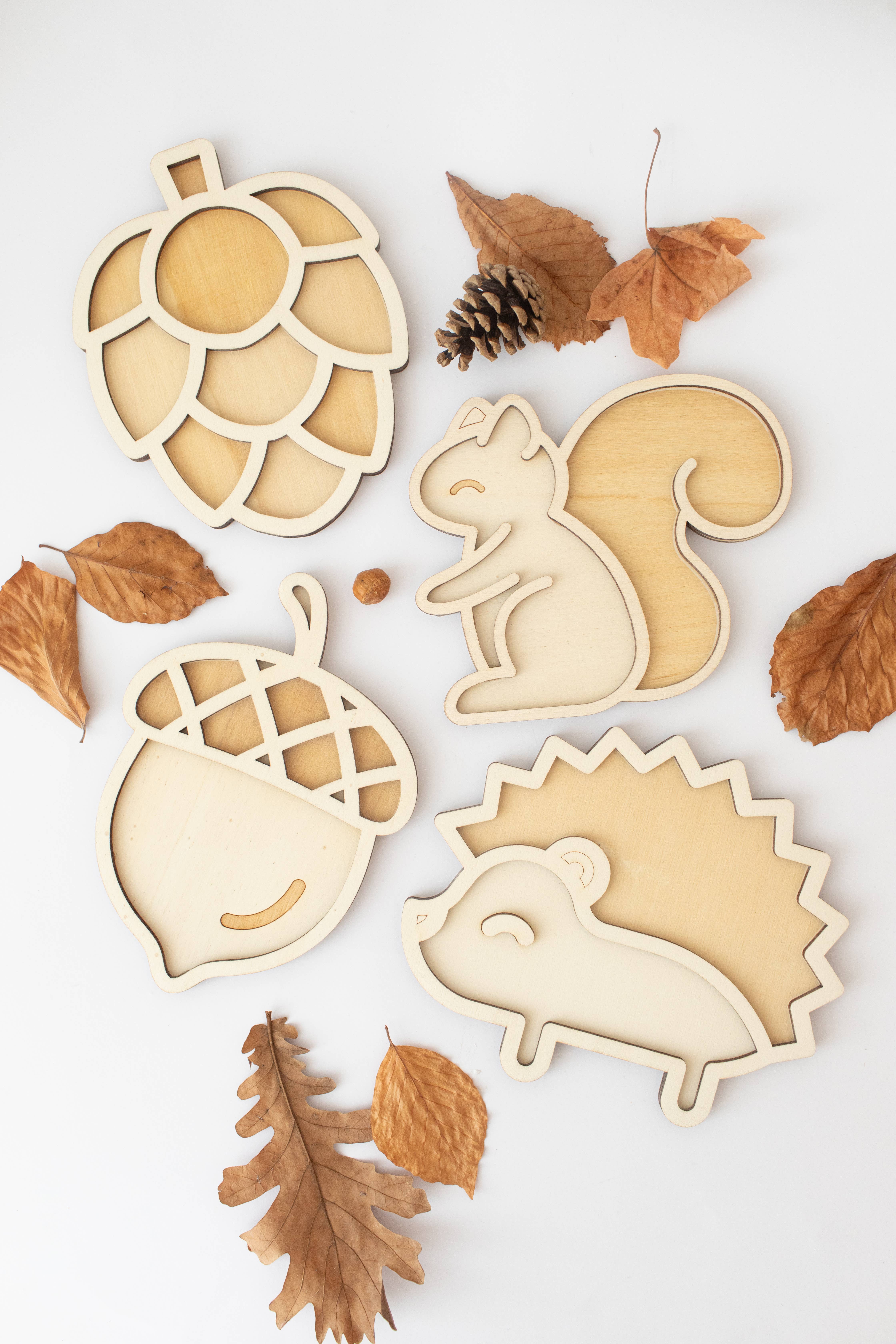 Studio de Rijk - Vente Jouet en bois – enfant - Plateau de jeu en forme de pomme de pin3