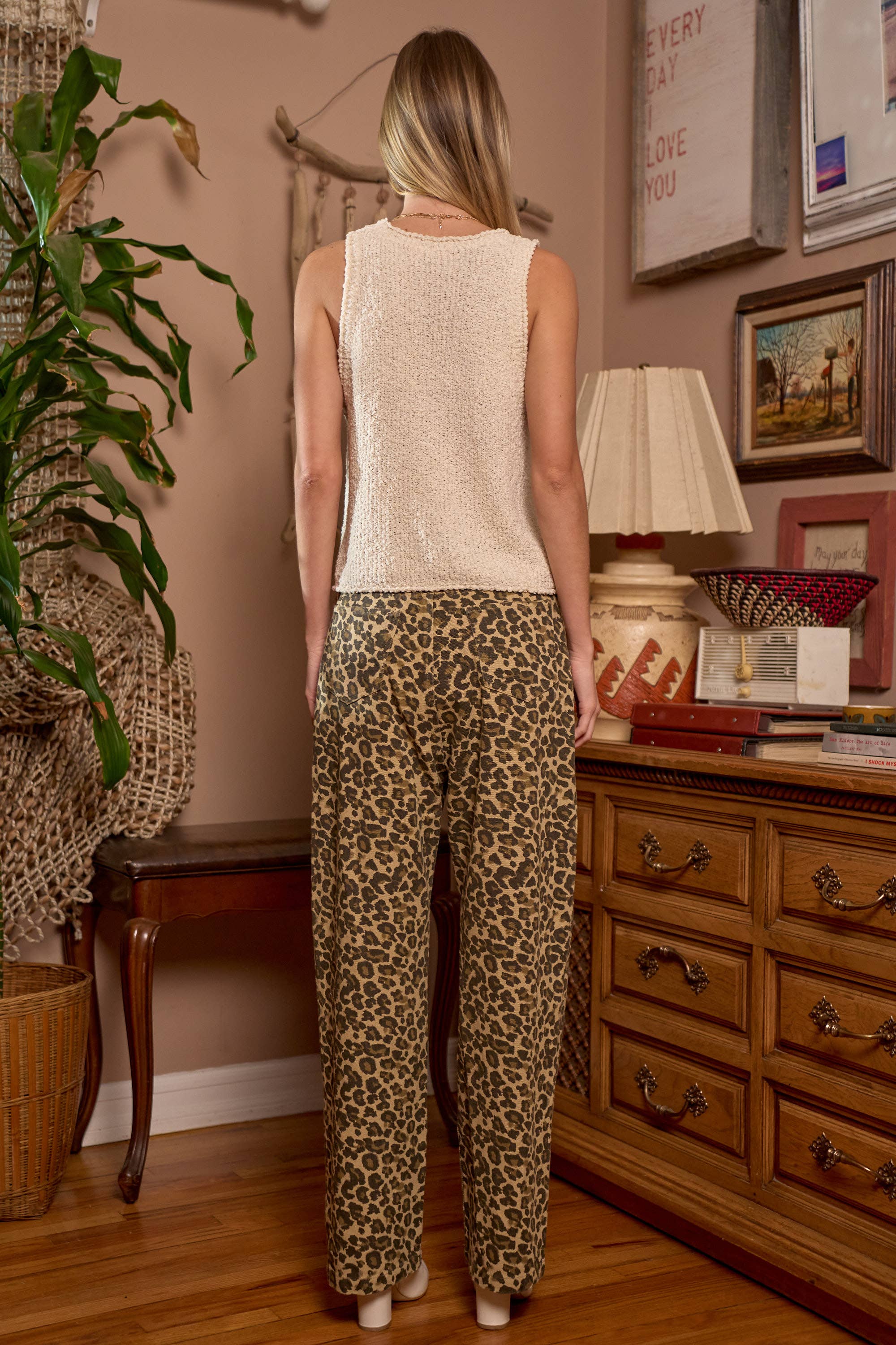 JADE BY JANE - Wholesale Jeans - Women's - PLUS SIZE LEOPARD PRINT DENIM PANTS4