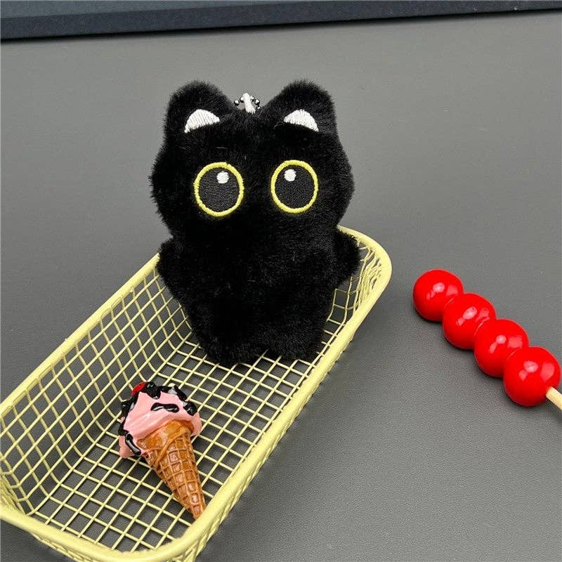 FurDecoration – wholesale Keychain – Women's – Cute Meowing Cat Keychain0