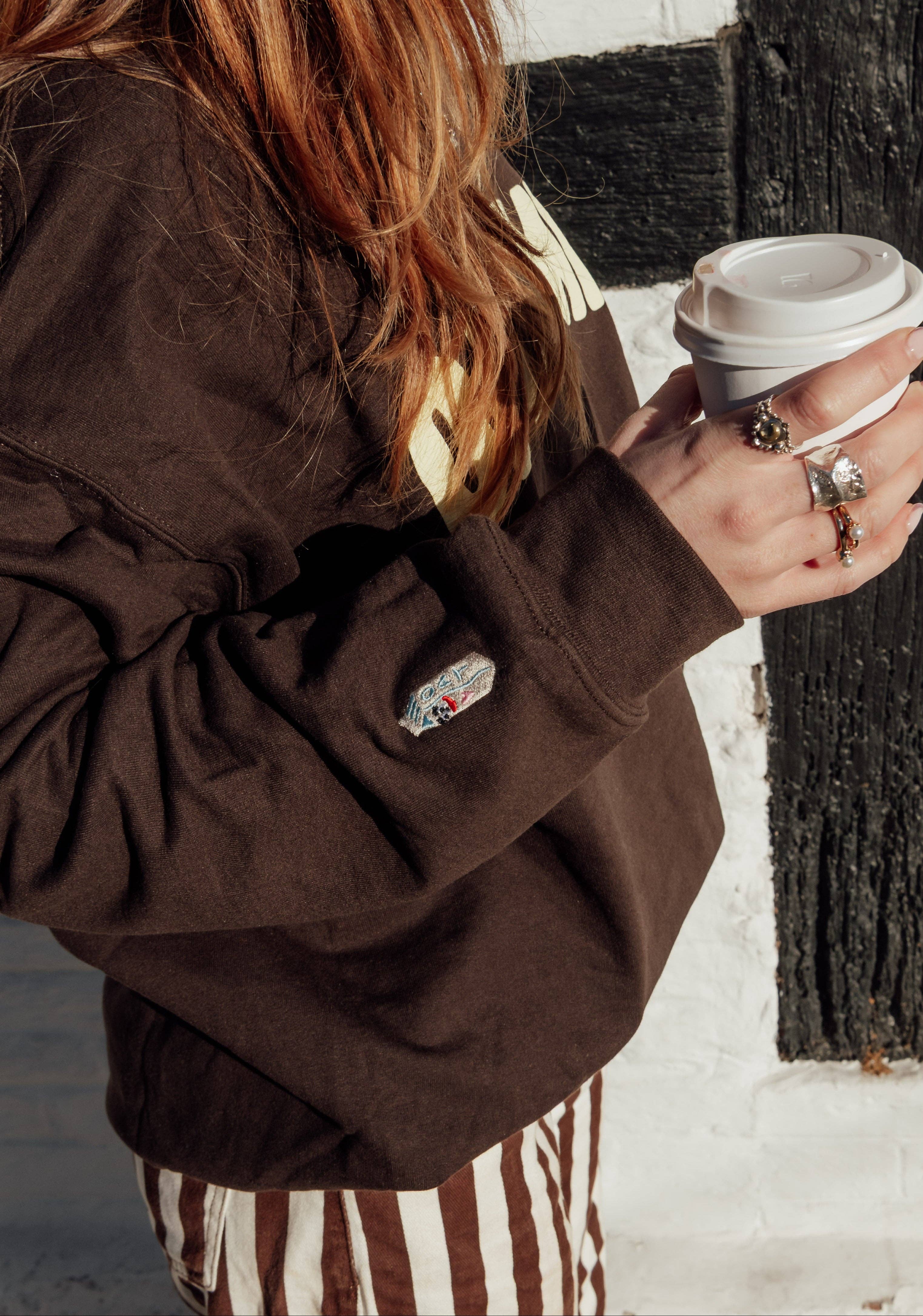 Limpet Store - Wholesale Graphic Sweatshirt - Women's - The Oat Milk Oversized Sweatshirt7