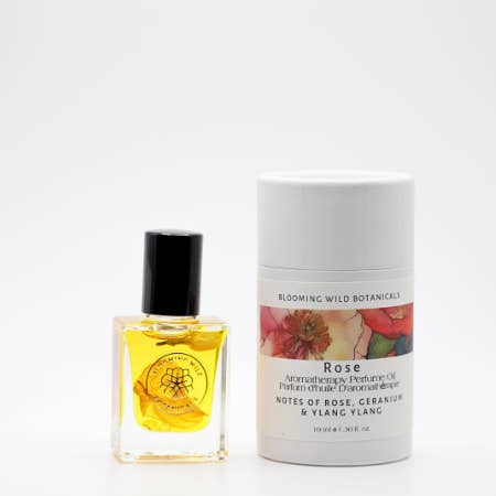 Rose Aromatherapy Perfume  Roller Ball | Rose, Jasmine  for wholesale by Blooming Wild Botanicals