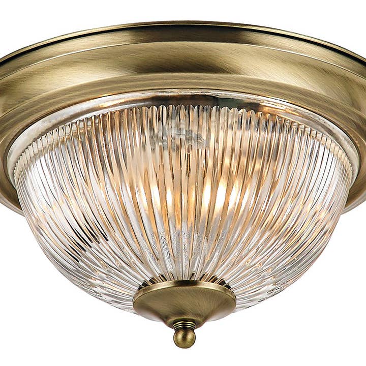 Happy Homewares – wholesale Chandelier/hanging light – Traditional Antique Brass IP44 Bathroom Ceiling Light Fitting0