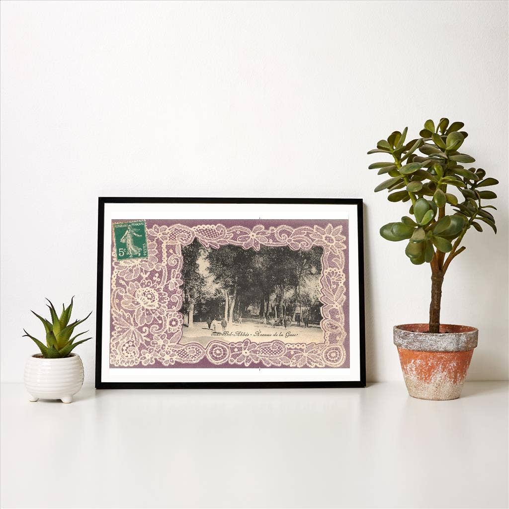 Found Image Press – Impressão artística por atacado – Impressão de Arte PS-169 Sidi Bel Abbes - Avenida da Estação, Lacy Fr1