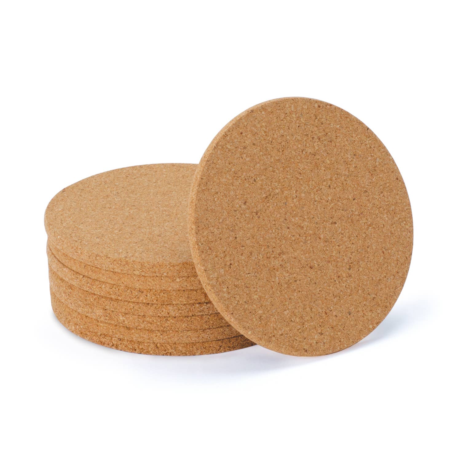 CounterArt/Highland Home/Thirstystone - Wholesale Coasters - Thirstystone Natural Absorbent Cork Coasters 8-Pack1