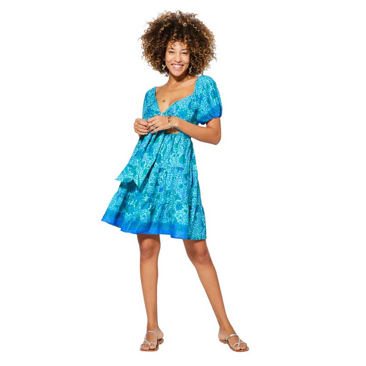 VESTIDO DE VERANO DE MANGA CORTA RLIP0294A para venta al por mayor de Ipanima