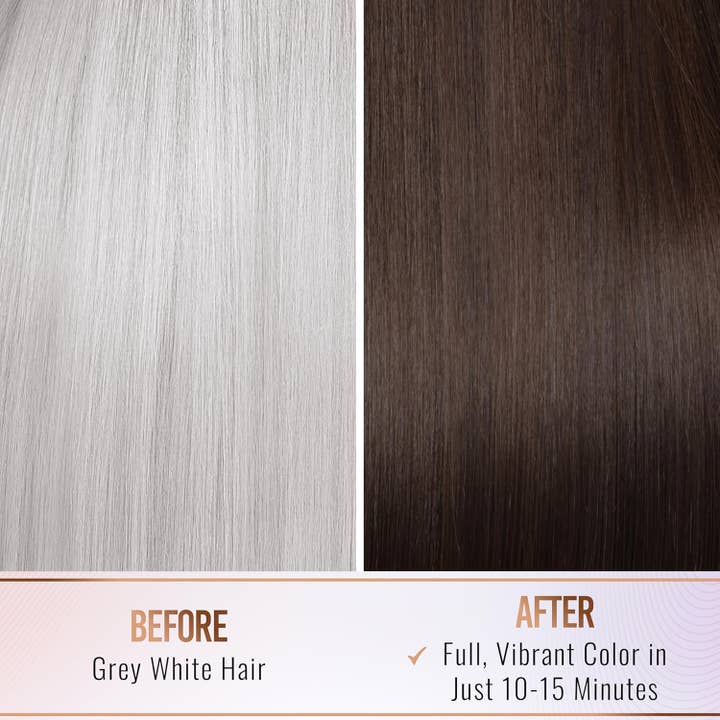 Dark Brown HERBISHH Deeply Nourishing Long Lasting Hair Color for wholesale on Faire3