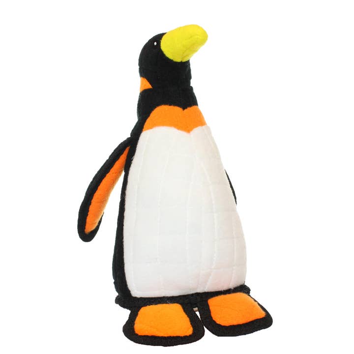 Tuffy Dog Toys - VIP Products - Vente Jouet couineur – chien - Jouet pour chien Tuffy Zoo Pingouin, durable, résistant et grinçant